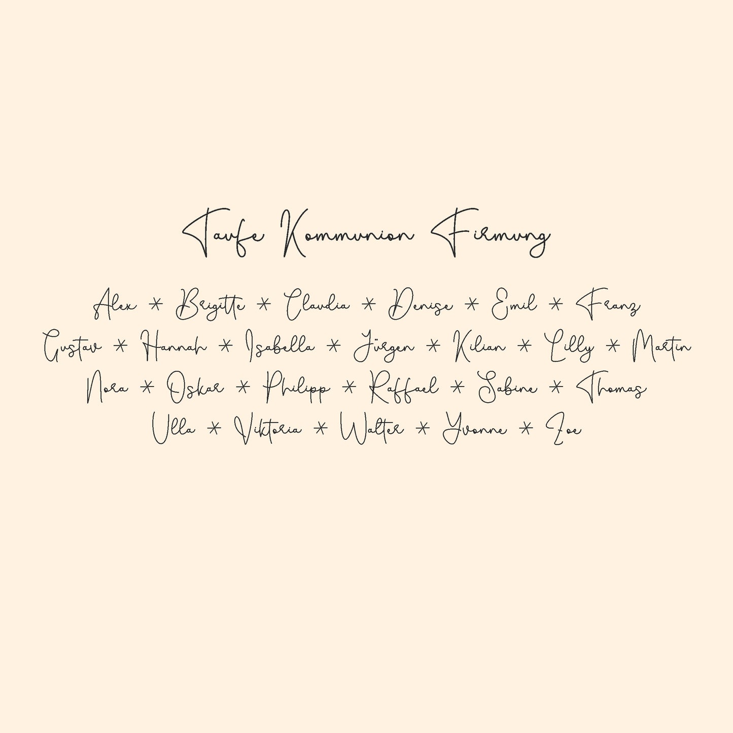 Cake Topper Blütenzauber * Taufe | Kommunion | Firmung * personalisiert mit Namen * Holz