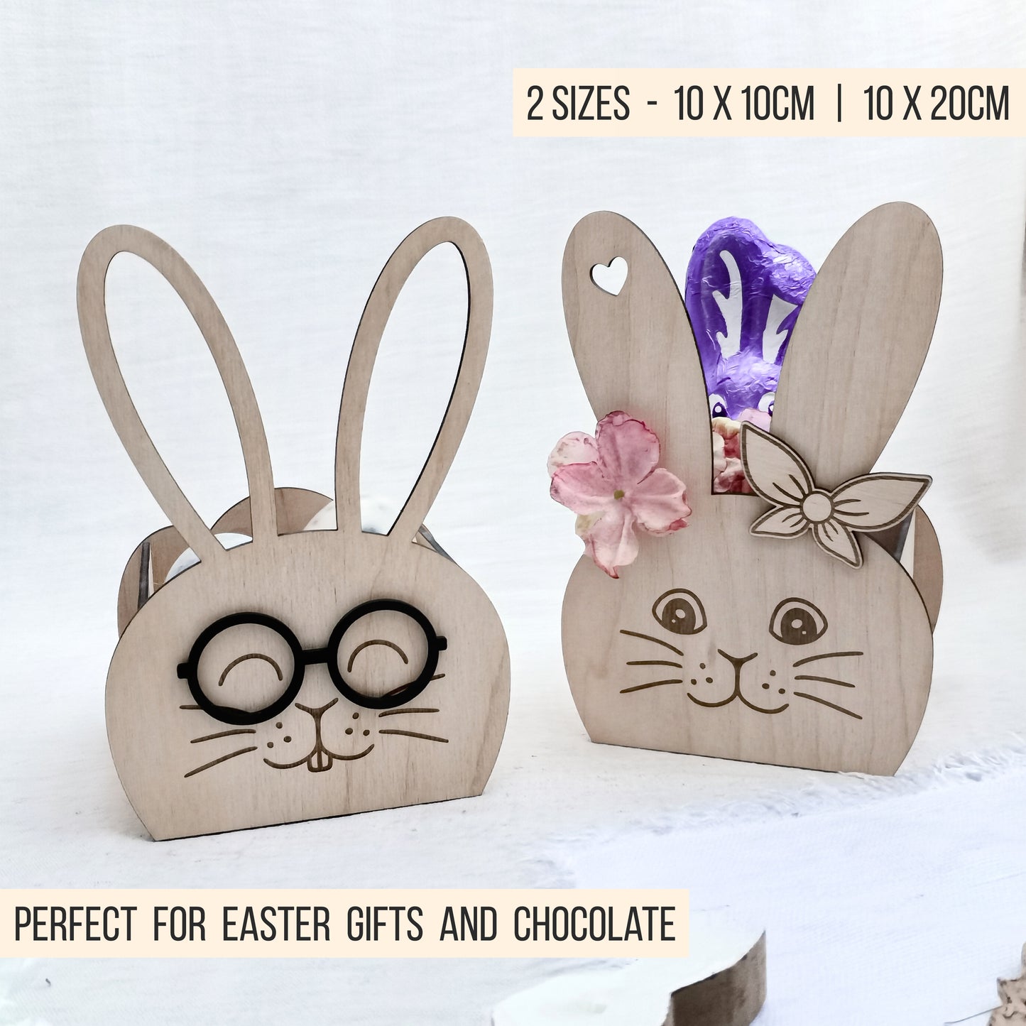 Osterhase Box * Osterkorb mit 3D Zubehör * personalisierbar * 3mm | 4mm * Bundle * SVG Laserdatei