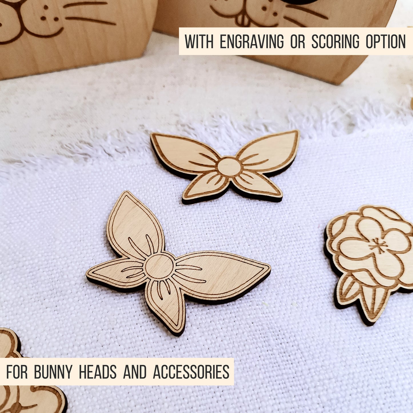Osterhase Box * Osterkorb mit 3D Zubehör * personalisierbar * 3mm | 4mm * Bundle * SVG Laserdatei