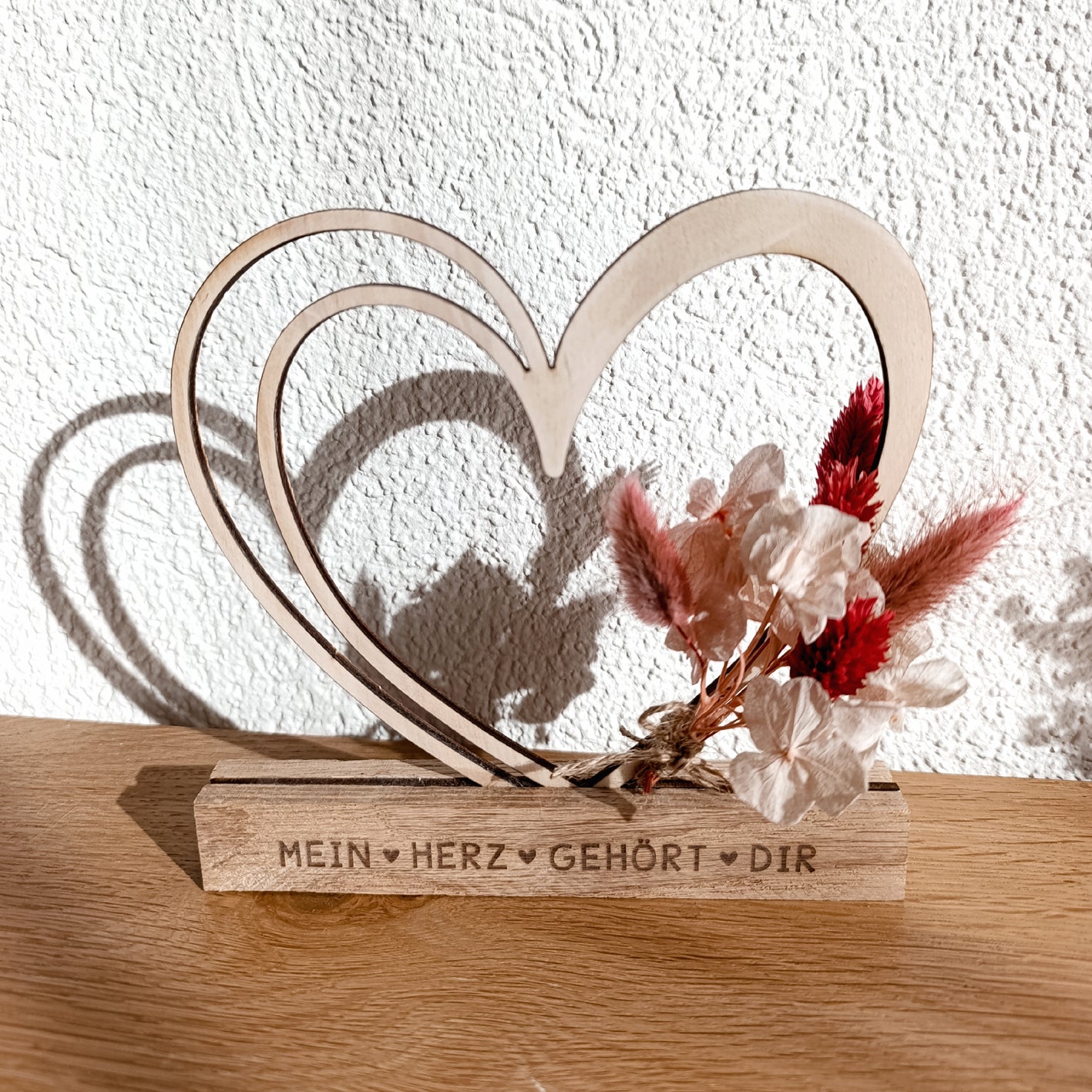 Herz Rahmen & Herz Sonnenfänger * Klötzchen Motiv * Bundle mit Klötzchen Gravuren * SVG Laserdatei