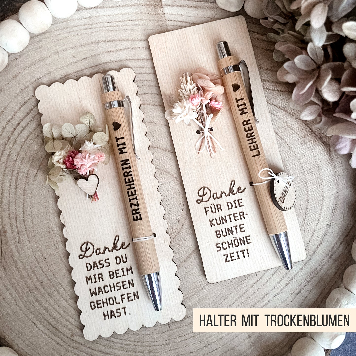 Kugelschreiber Halter & Kugelschreiber Gravuren * Geschenk für Erzieher | Lehrer * Bundle SVG Laserdatei