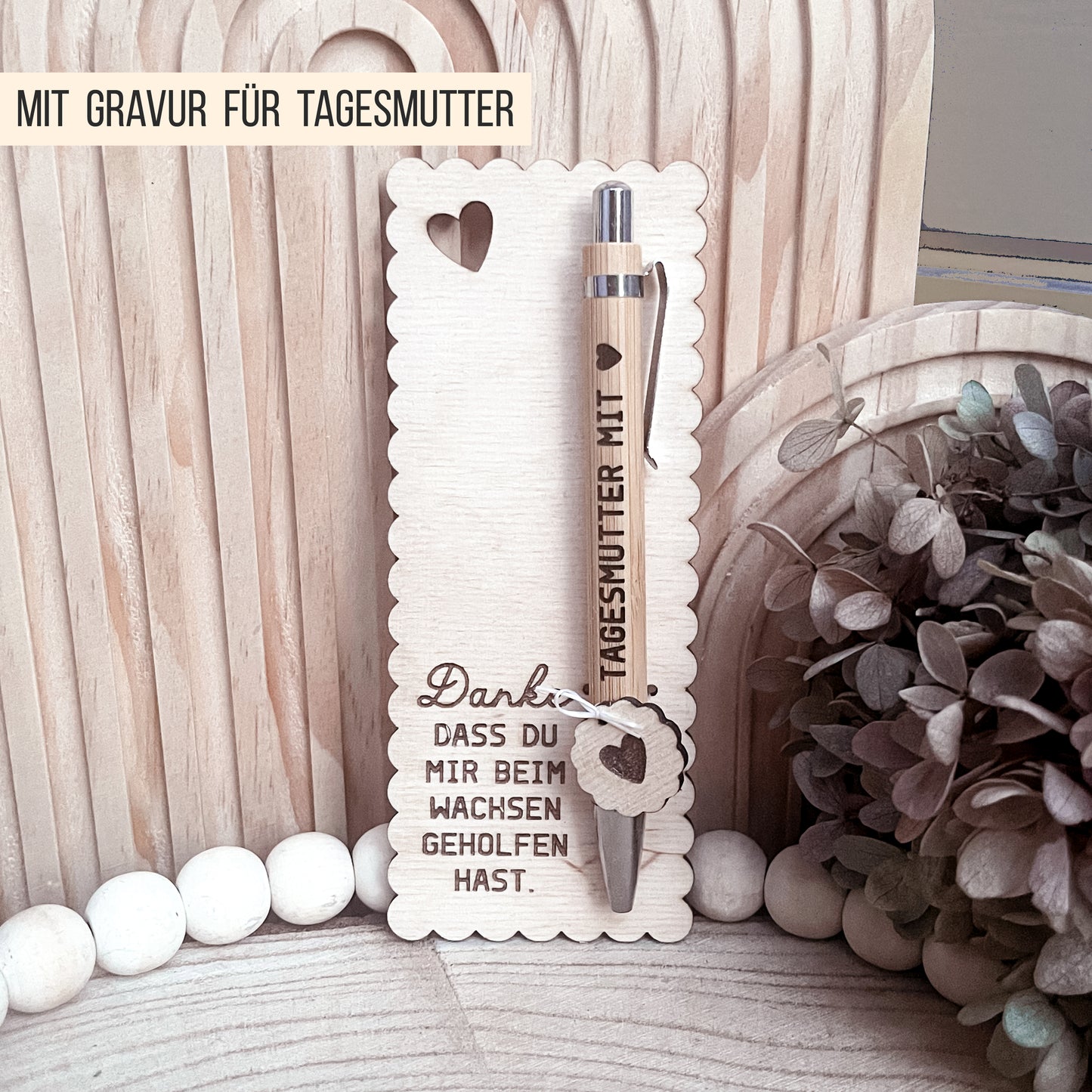 Kugelschreiber Halter & Kugelschreiber Gravuren * Geschenk für Erzieher | Lehrer * Bundle SVG Laserdatei