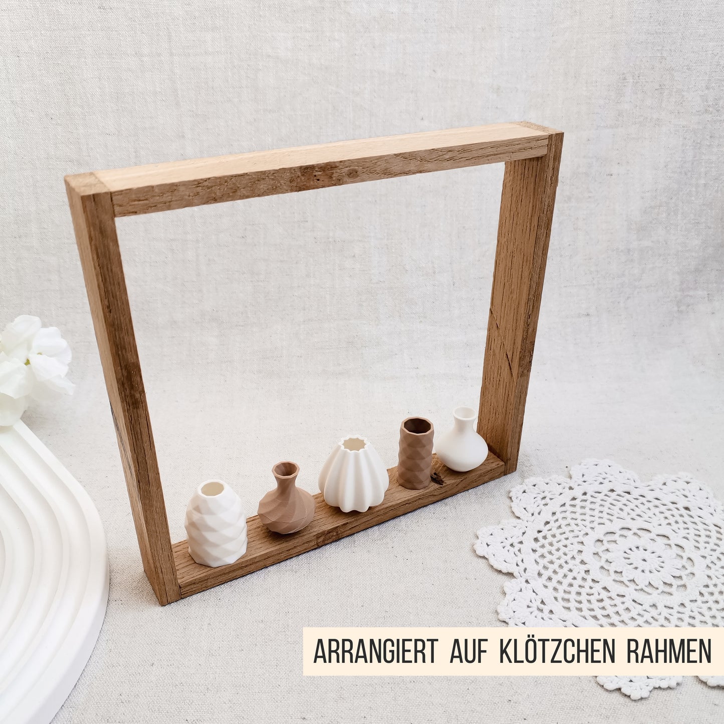 Mini Vasen für Klötzchen + DIY Projekte * Bundle * STL + 3MF 3D Druckdatei