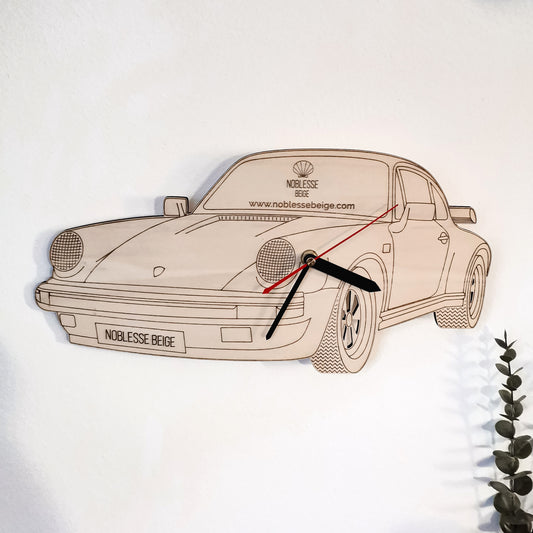 Porsche 911 * Personalisierbare Funk-Uhr * Name | Logo