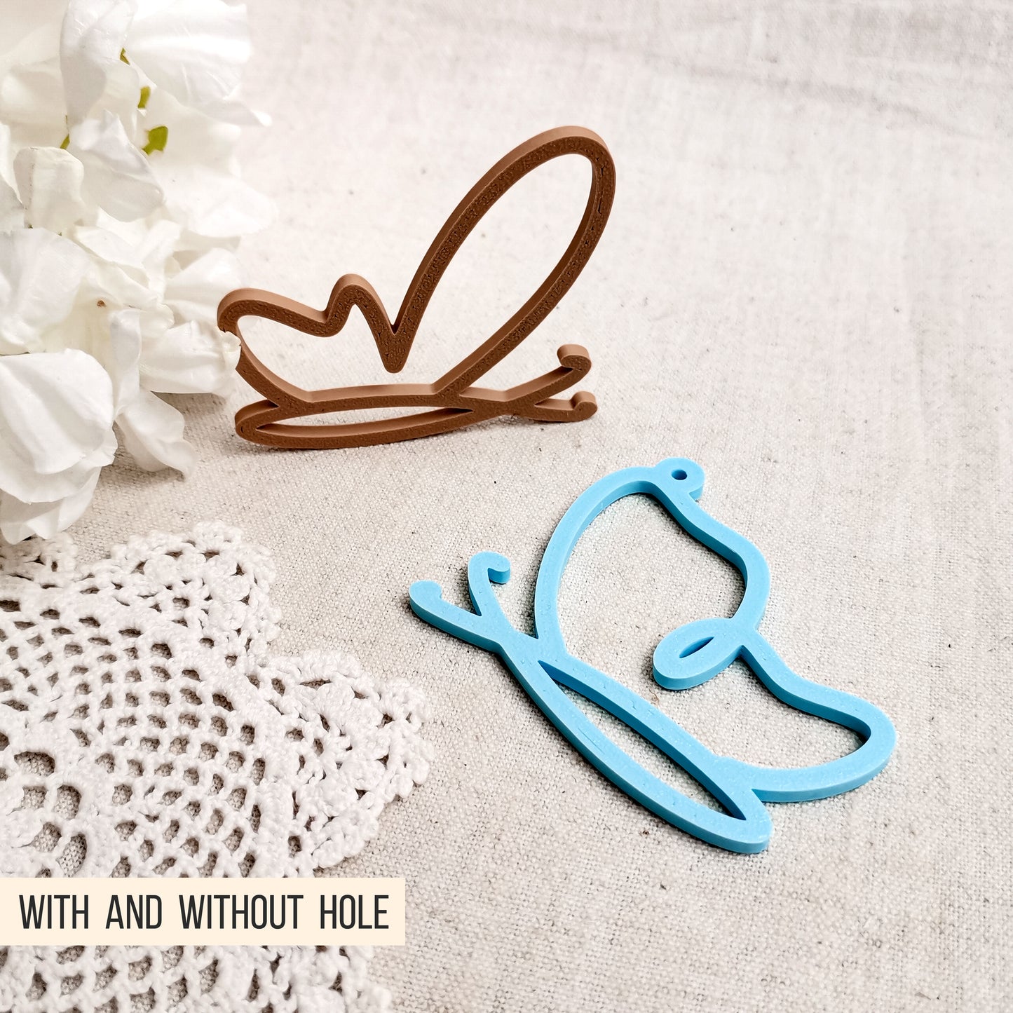 Schmetterlinge * Bundle * Line Art | Anhänger * 3D Druckdatei