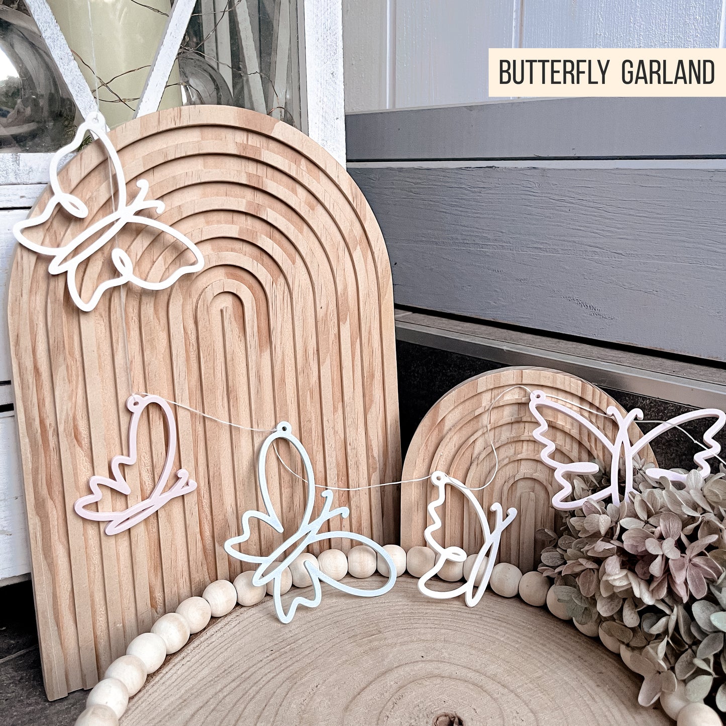 Schmetterlinge * Bundle * Line Art | Anhänger * 3D Druckdatei