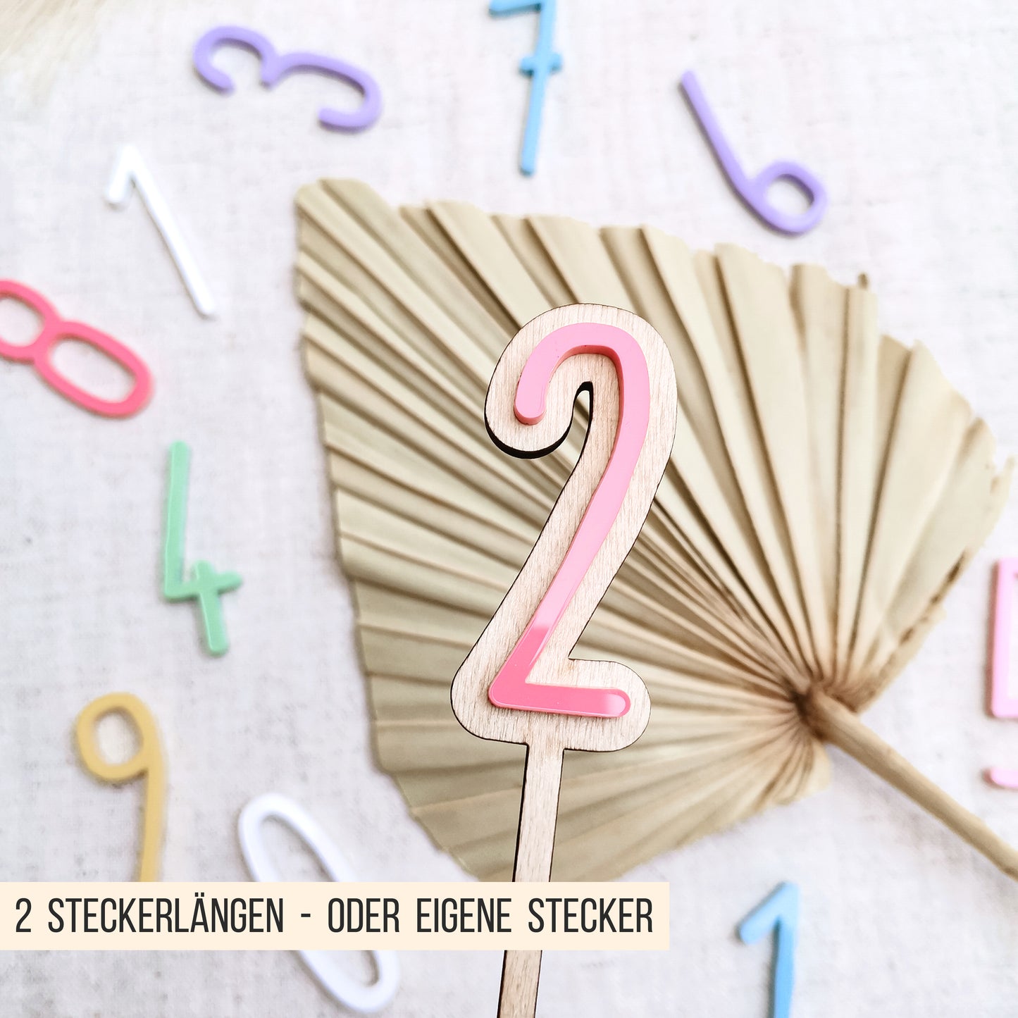 Happy Birthday Cake Topper * 3D Topper mit Zahlen Set * Bundle * SVG Laserdatei