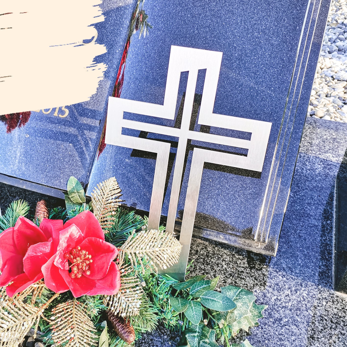 Kreuz aus Edelstahl * Kreuz Modell Elegance