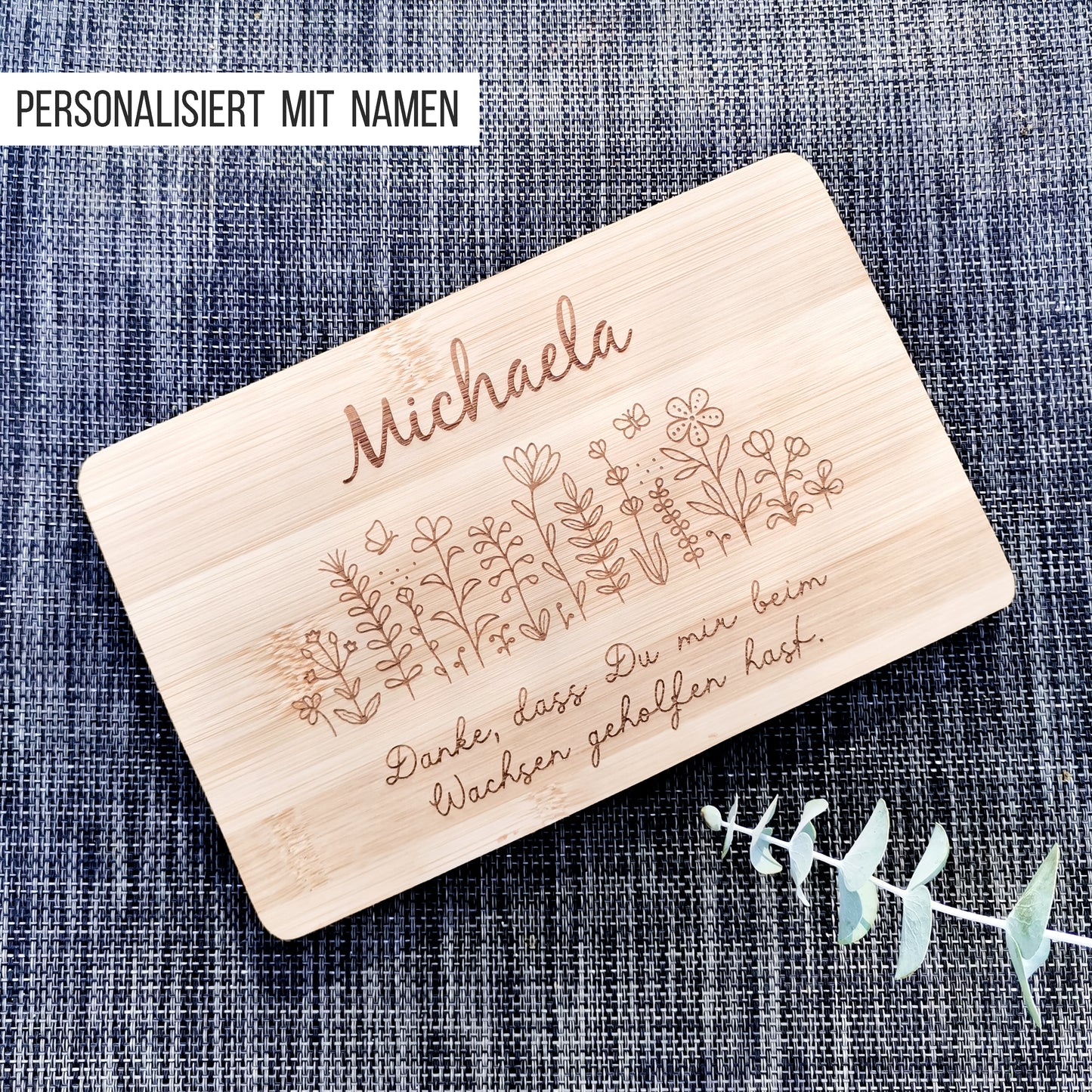 Brettchen Blumenwiese * Geschenk Erzieher | Lehrer * 6 Designs & Anhänger * SVG Laserdatei