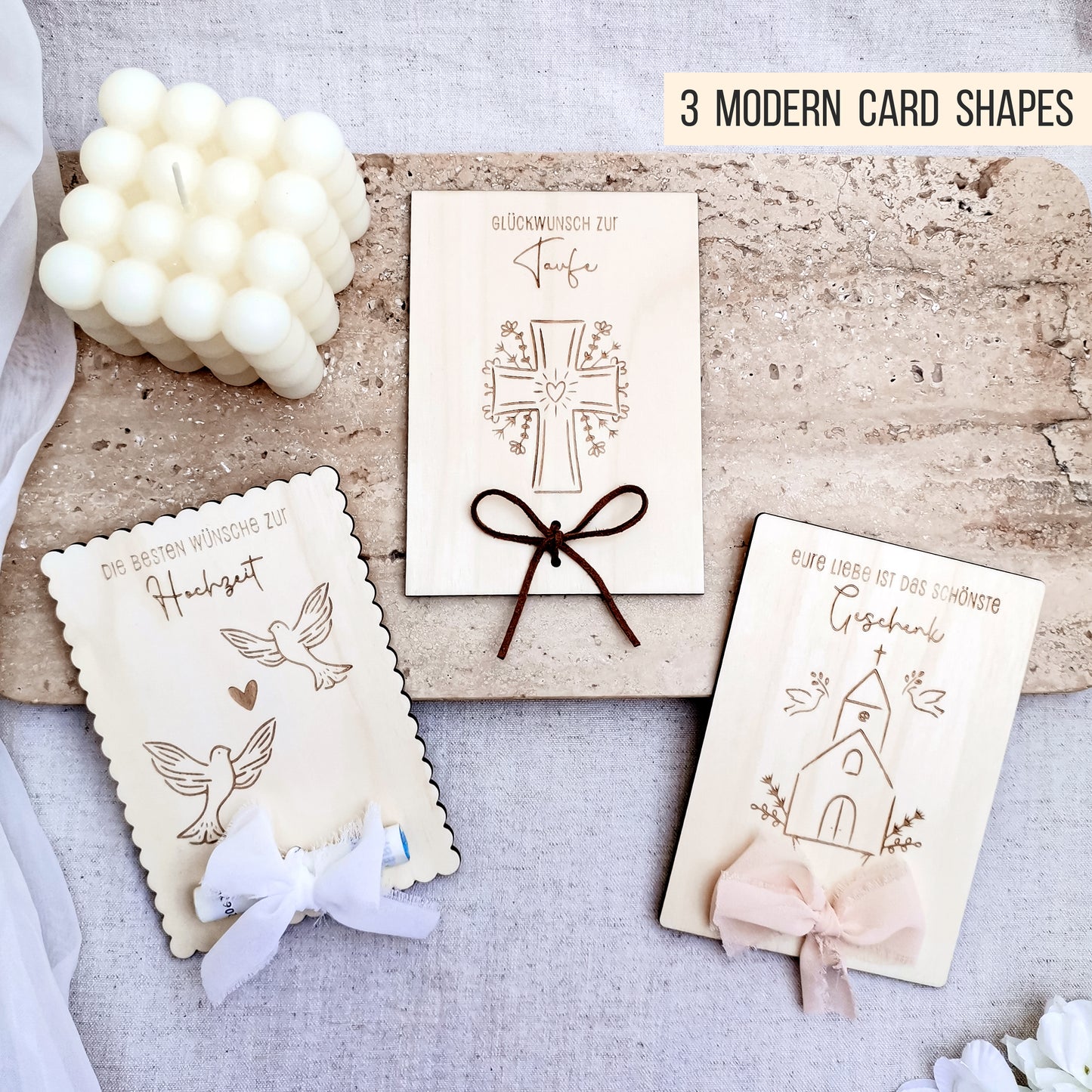 Karte Geldgeschenk * Kirchliche Motive * Bundle * SVG Laserdatei
