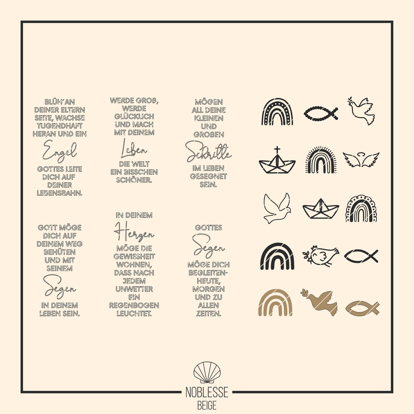 Kreuz Geschenk * Taufe | Kommunion | Firmung * Bundle * SVG Laserdatei