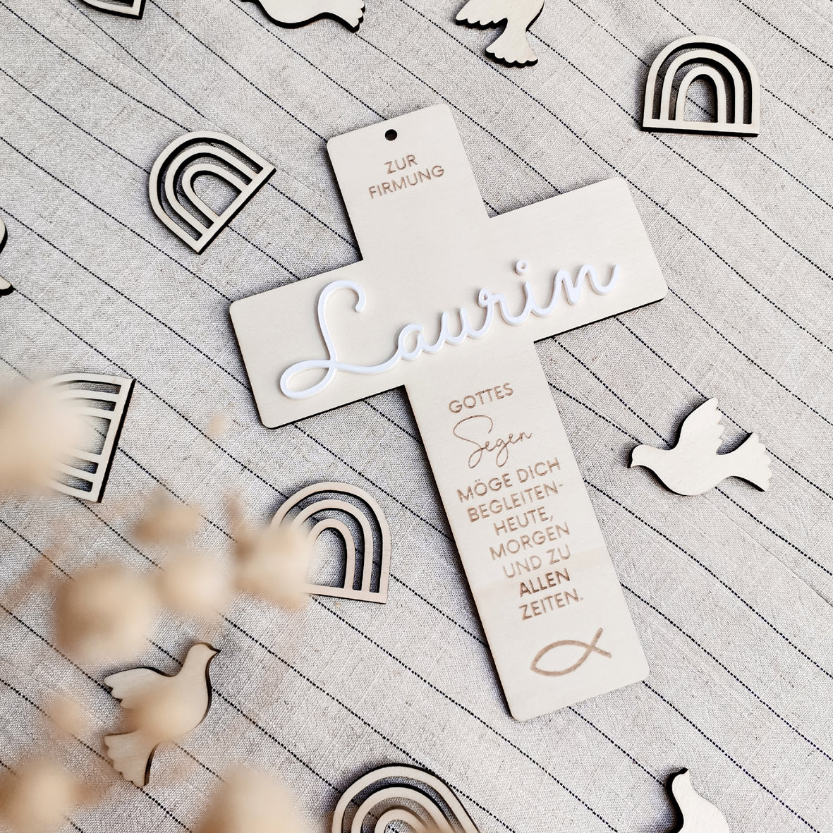 Kreuz Geschenk * Taufe | Kommunion | Firmung * Bundle * SVG Laserdatei
