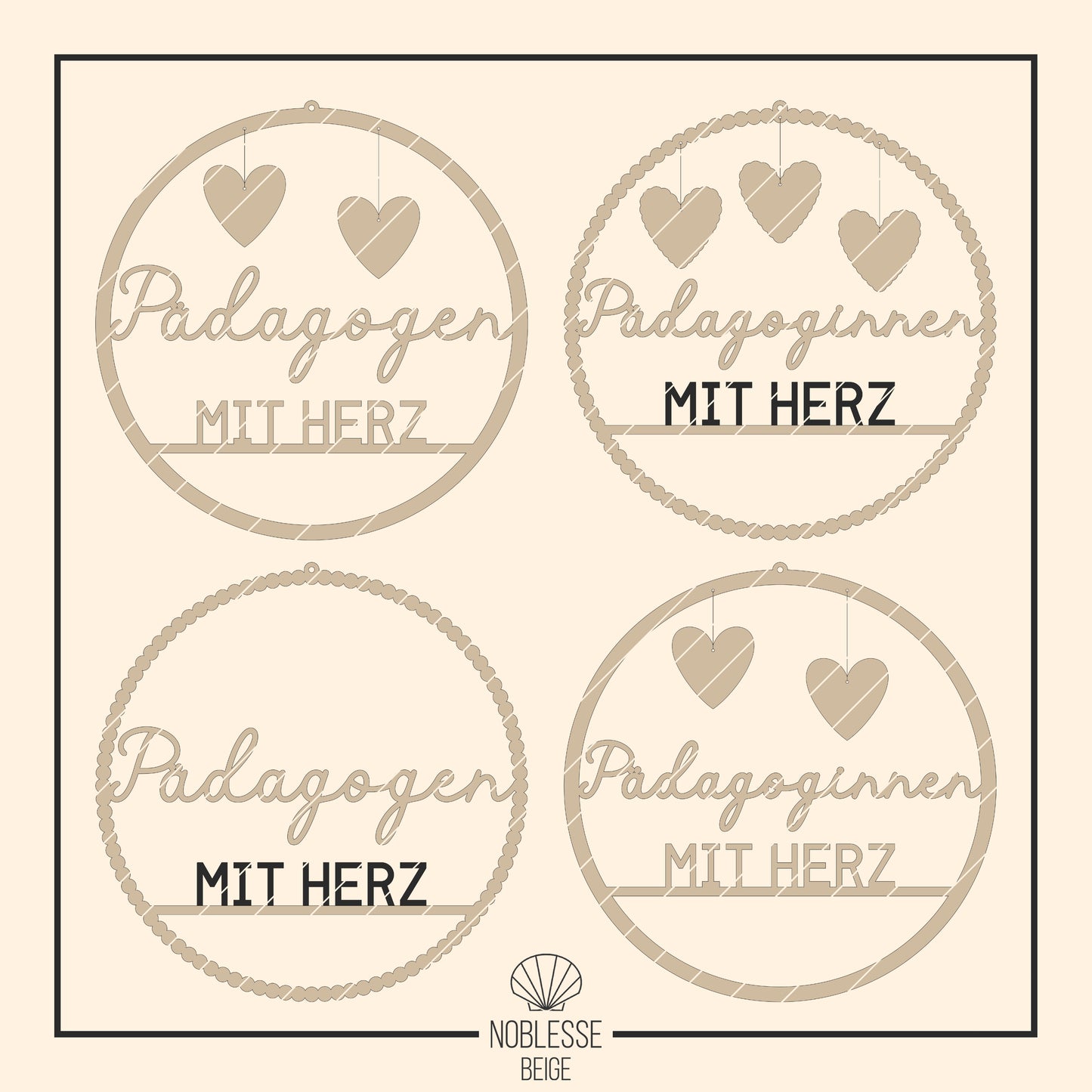Loop * Pädagogen | Pädagoginnen mit Herz * Geschenk für Erzieher | Lehrer * Bundle * SVG Laserdatei