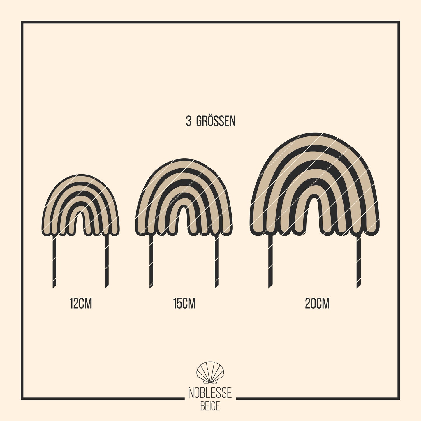 Regenbogen Cake Topper * Bundle * für Holz + Acryl * SVG Laserdatei