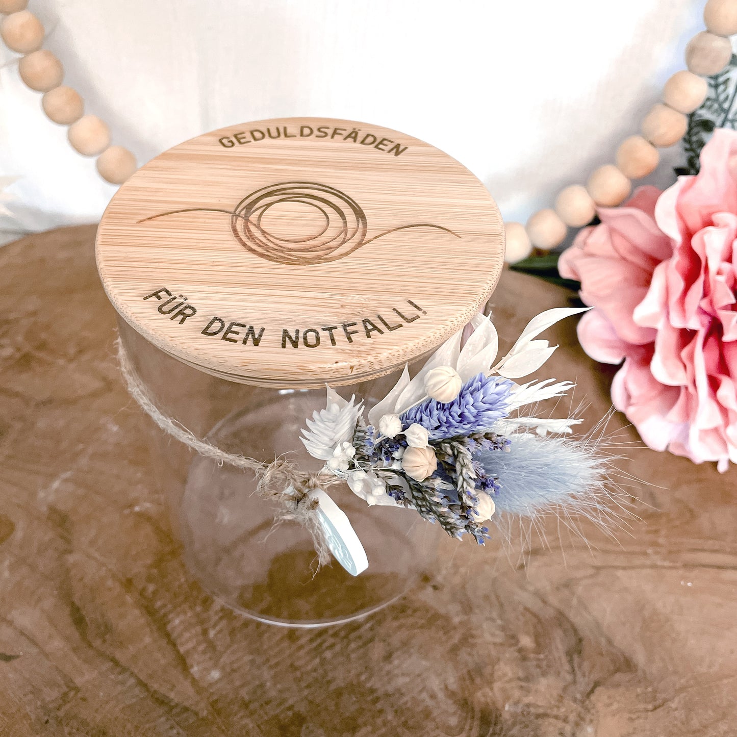 Vorratsglas Geduldsfäden * Geschenk für Erzieher | Lehrer * 6 Designs * SVG Laserdatei