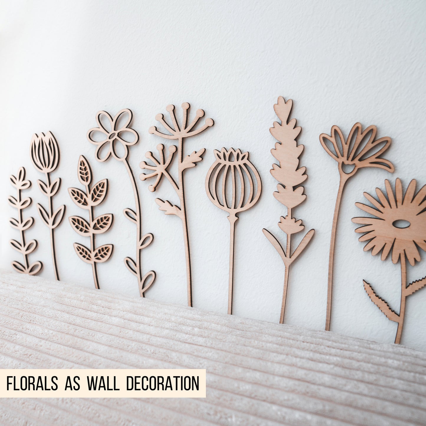 20 Blumen | Wiesenblumen * Bundle * SVG Laserdatei + Plotterdatei
