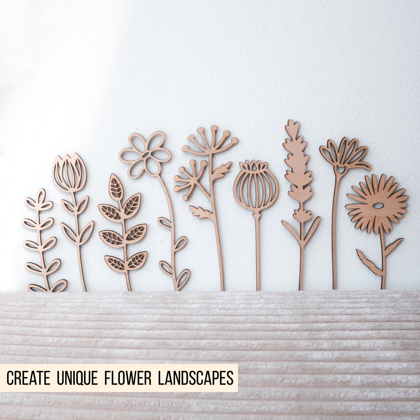 20 Blumen | Wiesenblumen * Bundle * SVG Laserdatei + Plotterdatei