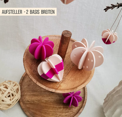 3D Herzen * Aufsteller & Anhänger * Bundle * STL + 3MF 3D Druckdatei
