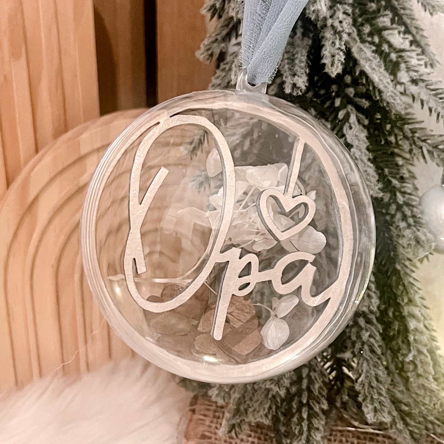 Weihnachtskugel Einleger Familie * Inlay für Kugel aus Acryl * skalierbar * Bundle * SVG Laserdatei