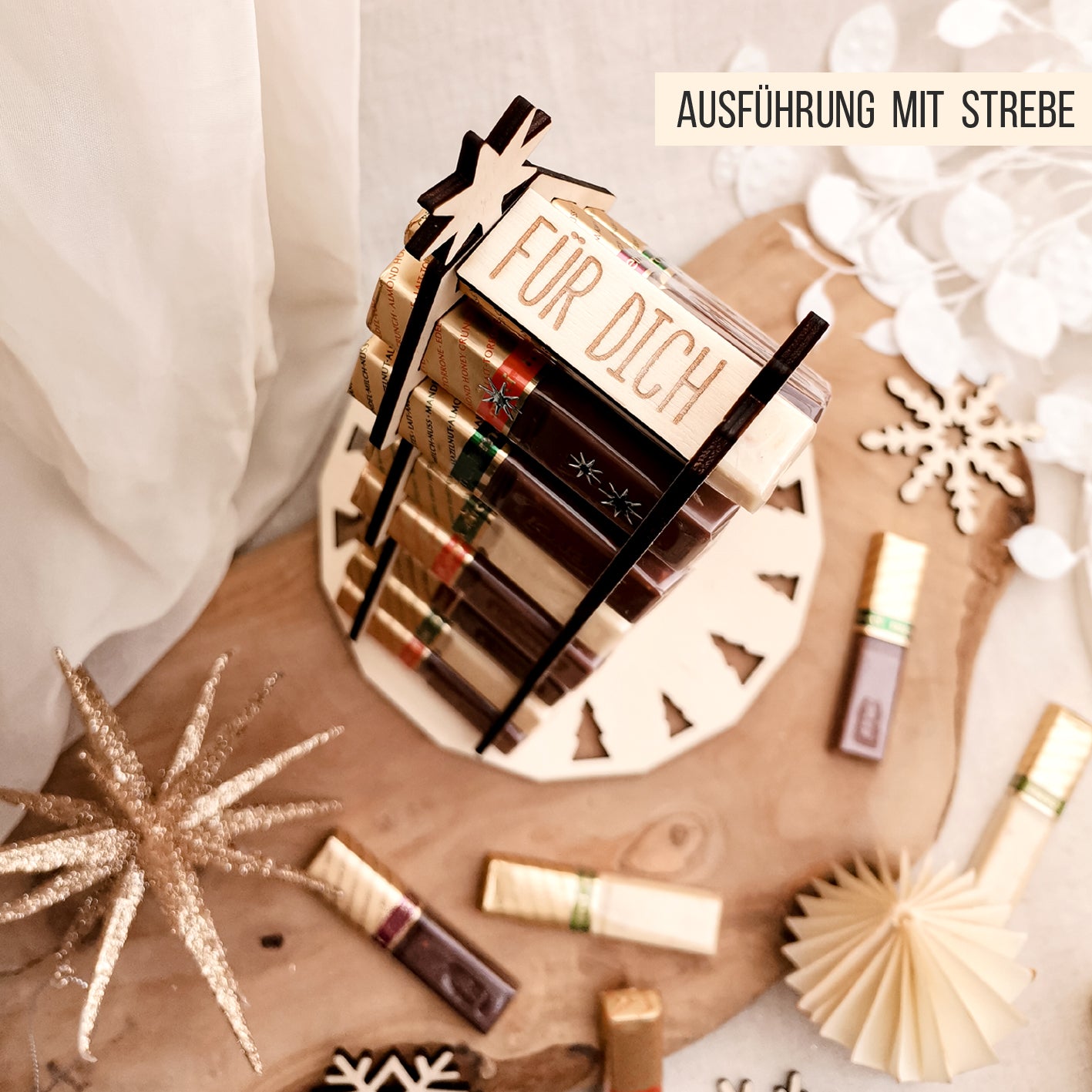 Adventskalender Weihnachtsbaum für Schokoriegel * 3mm | 4mm | 6mm * Bundle * SVG Laserdatei