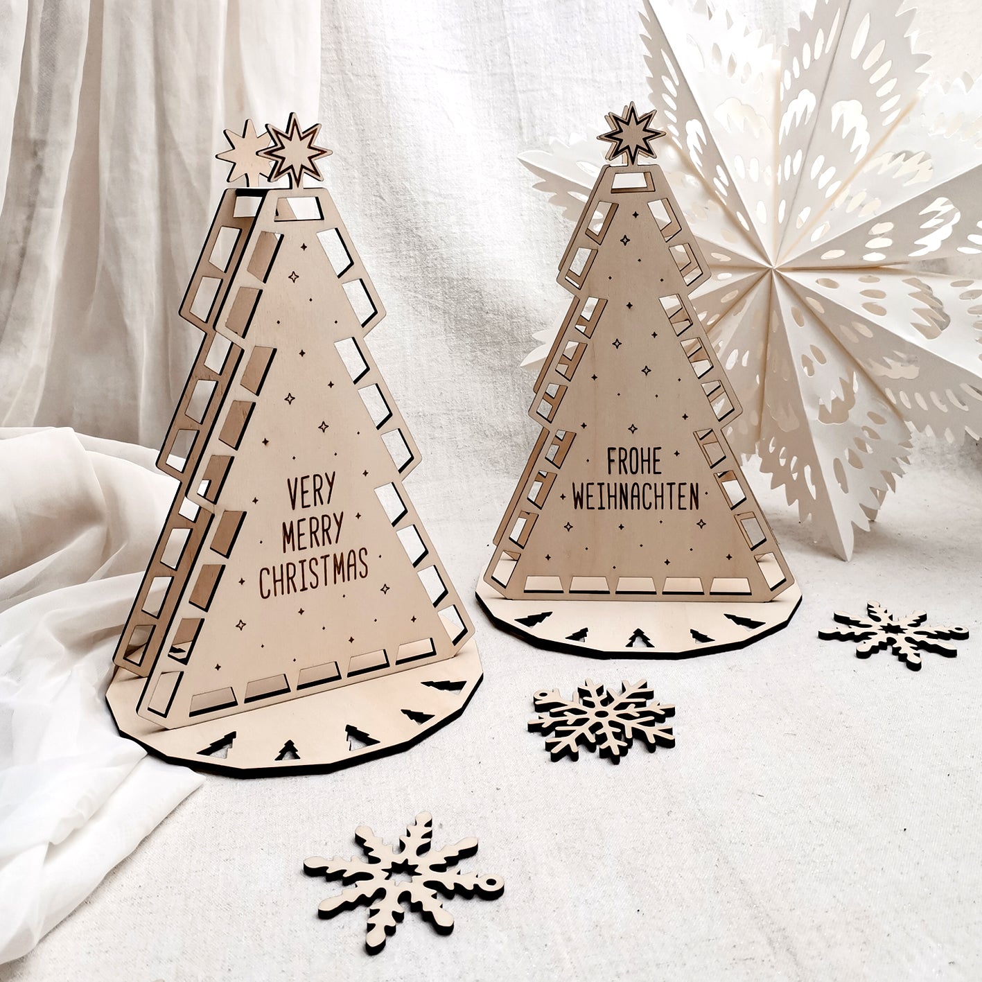 Adventskalender Weihnachtsbaum für Schokoriegel * 3mm | 4mm | 6mm * Bundle * SVG Laserdatei