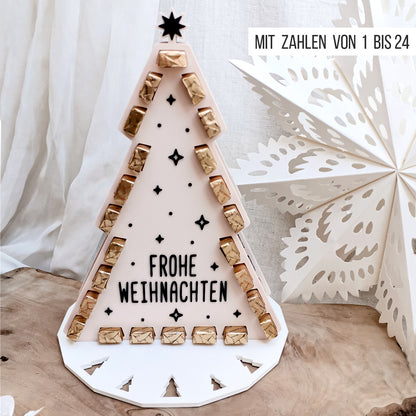 Adventskalender Weihnachtsbaum für Schokoriegel * Bundle * STL + 3MF 3D Druckdatei