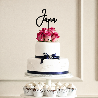 Cake Topper personalisiert mit einem Namen