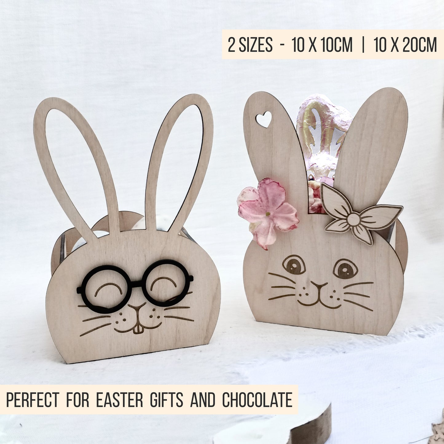 Osterhase Box * Osterkorb mit 3D Zubehör * personalisierbar * 3mm | 4mm * Bundle * SVG Laserdatei