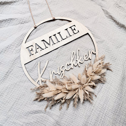 Familienkranz * Familie Cut Out * personalisierbar