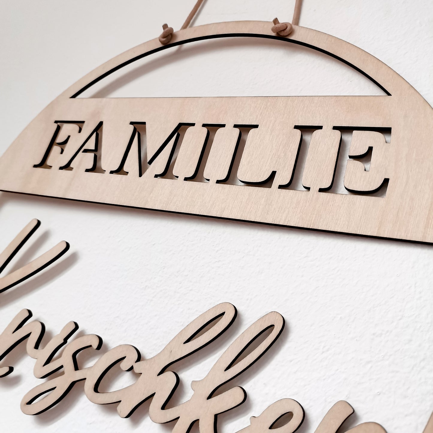 Familienkranz * Familie Cut Out * personalisierbar