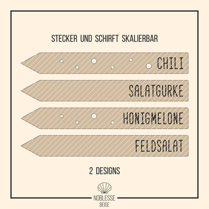 Gemüsestecker + Obststecker * XXL Bundle * SVG Laserdatei