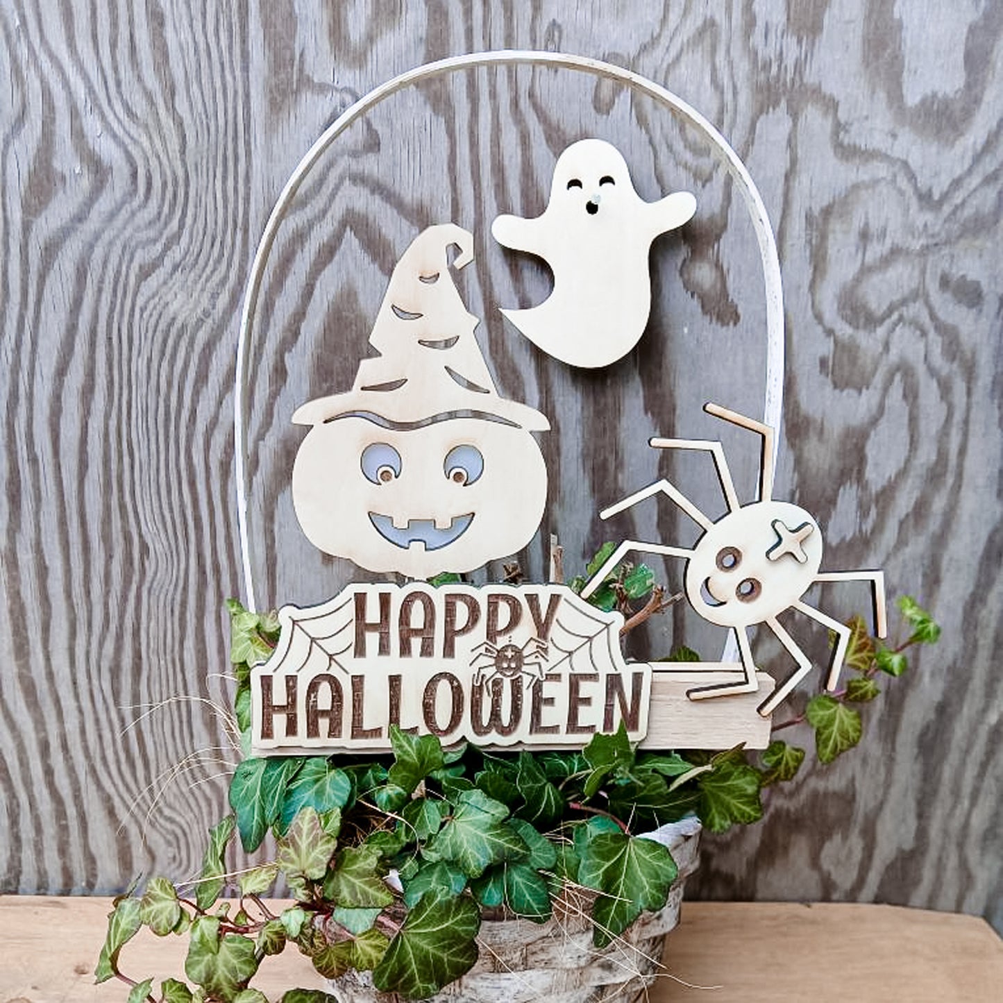 Cake Topper Halloween * Bundle mit Happy Halloween | Geister | Kürbis | Hexenhut | Spinne | Boo * skalierbar * SVG Laserdatei