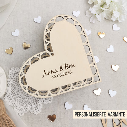 Herz Aufsteller für rosa Schokoriegel * Valentinstag & Hochzeit * 3mm | 4mm | 6mm * Bundle * SVG Laserdatei