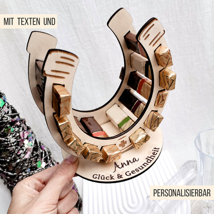 Glücksbringer Hufeisen für Schokoriegel * 3mm | 4mm | 6mm * Bundle * SVG Laserdatei