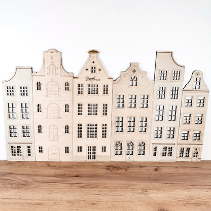 Kanalhaus Erasmusgracht * Niederlande Kollektion * 20 x 59cm