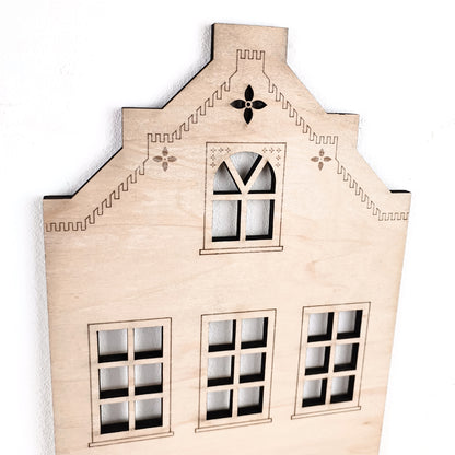 Kanalhaus Spiegelgracht * Niederlande Kollektion * 21 x 53cm