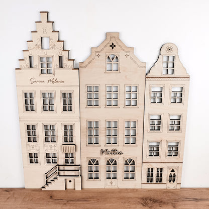 Kanalhaus Spiegelgracht * Niederlande Kollektion * 21 x 53cm