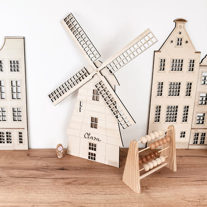 Kinderdeich Windmühle * Niederlande Kollektion * 50 x 63cm