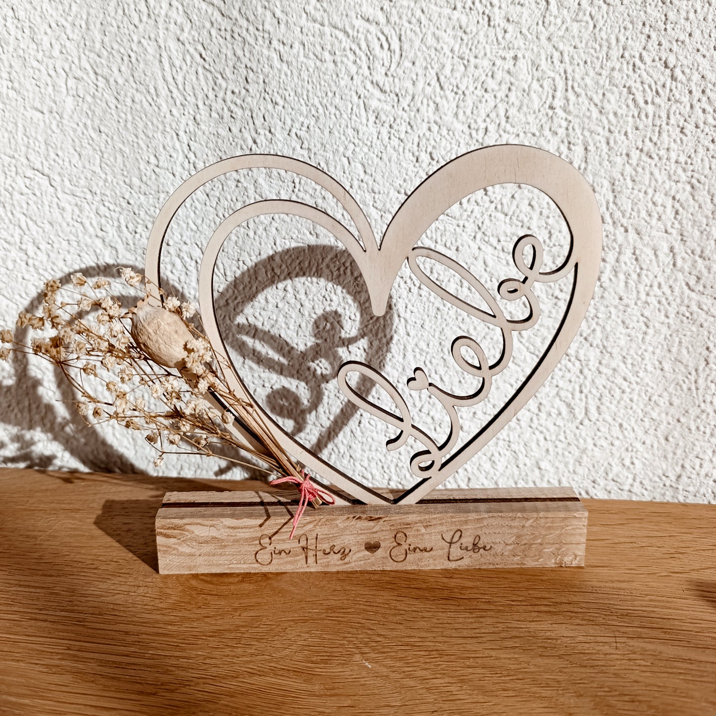 Herz Rahmen & Herz Sonnenfänger * Klötzchen Motiv * Bundle mit Klötzchen Gravuren * SVG Laserdatei