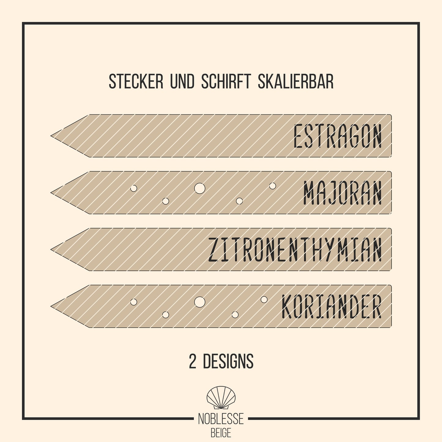 Kräuterstecker * XL Bundle * SVG Laserdatei