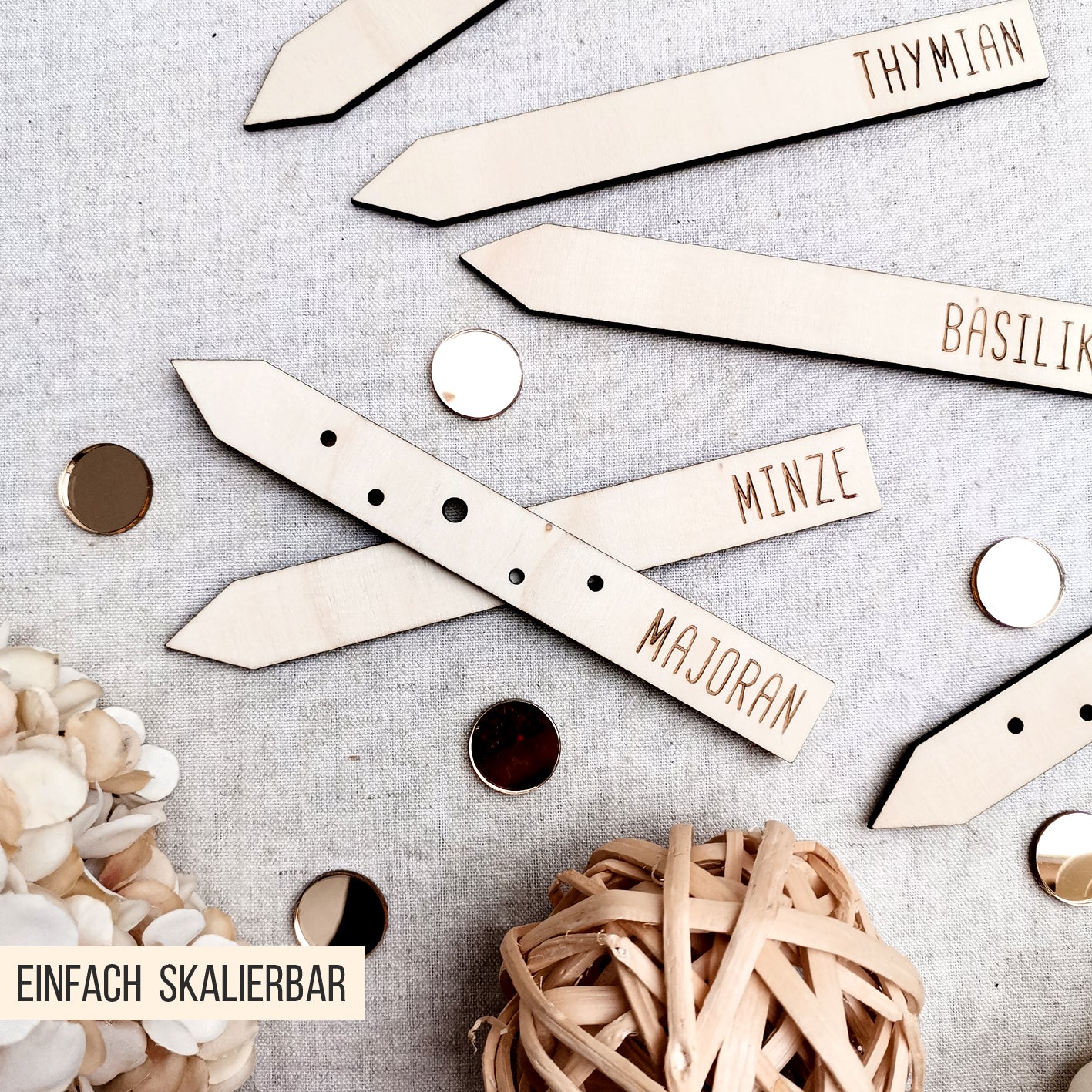 Kräuterstecker * XL Bundle * SVG Laserdatei