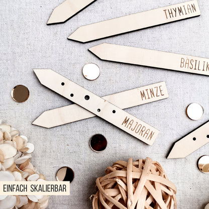 Kräuterstecker * XL Bundle * SVG Laserdatei