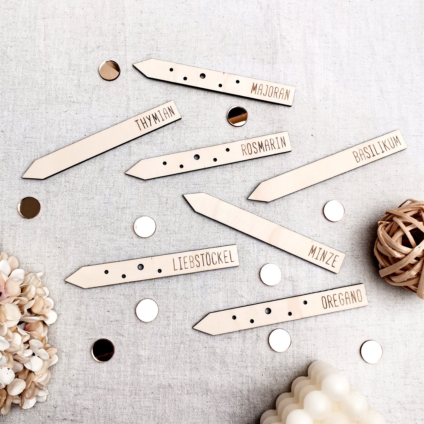 Kräuterstecker * XL Bundle * SVG Laserdatei