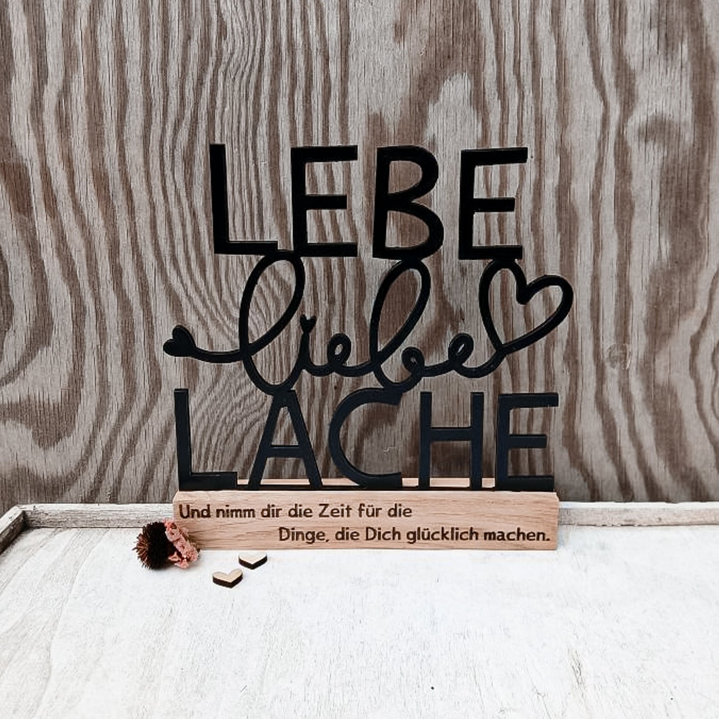 Lebe Liebe Lache * Klötzchen Motiv * Bundle mit Klötzchen Gravuren