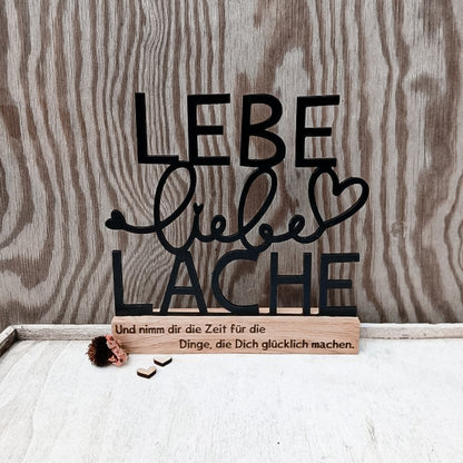 Lebe Liebe Lache * Klötzchen Motiv * Bundle mit Klötzchen Gravuren