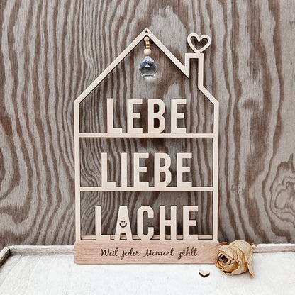 Lebe Liebe Lache * Klötzchen Motiv * Bundle mit Klötzchen Gravuren