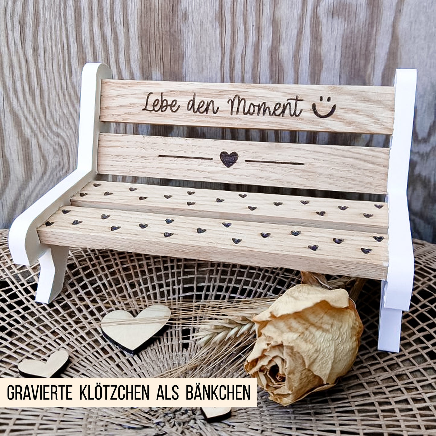 Lebe Liebe Lache * Klötzchen Motiv * Bundle mit Klötzchen Gravuren