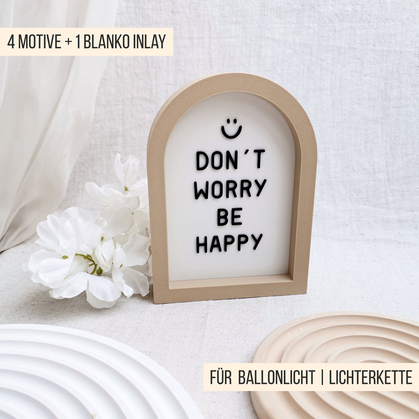 Lichtbox Rundbogen * kleine Leuchtbox * Zuhause Bundle * STL + 3MF 3D Druckdatei