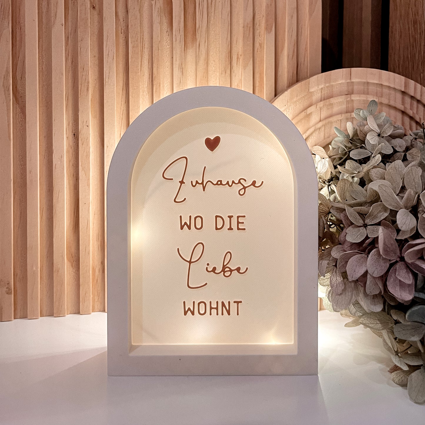 Lichtbox Rundbogen * kleine Leuchtbox * Zuhause Bundle * STL + 3MF 3D Druckdatei