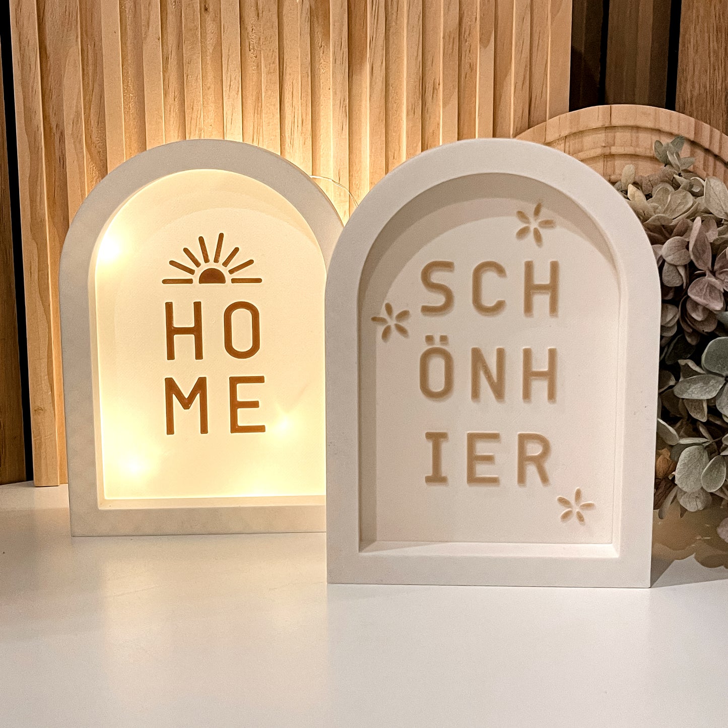 Lichtbox Rundbogen * kleine Leuchtbox * Zuhause Bundle * STL + 3MF 3D Druckdatei